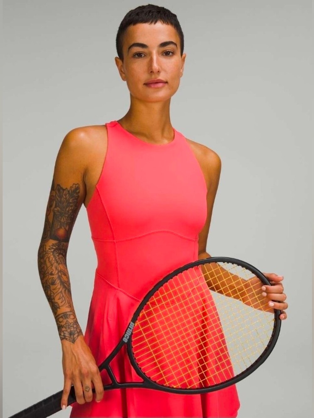 Lululemon Court Crush Tennis Dress Pale Raspberry Size 2 Athletic Golf Tennis - Picture 6 of 12